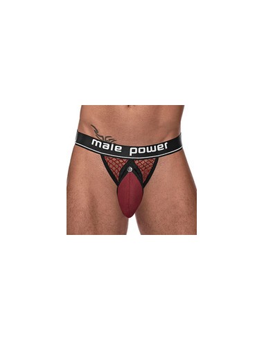 Jockstrap Résille Ring & Jock Bordeaux