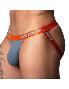 Jockstrap Rib Ring & Jock Gris-Orange