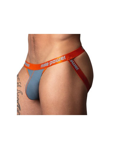 Jockstrap Rib Ring & Jock Gris-Orange