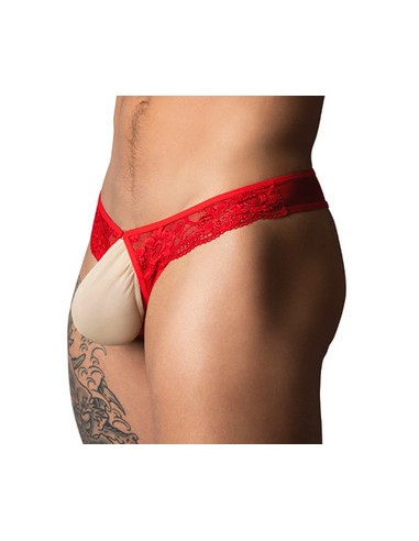 String dentelle Ring & Short Rouge