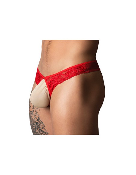 String dentelle Ring & Short Rouge