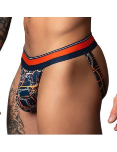 Jockstrap Soo Cumfy Bleu marine-Rouge