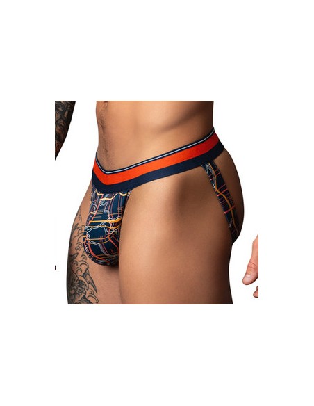Jockstrap Soo Cumfy Bleu marine-Rouge