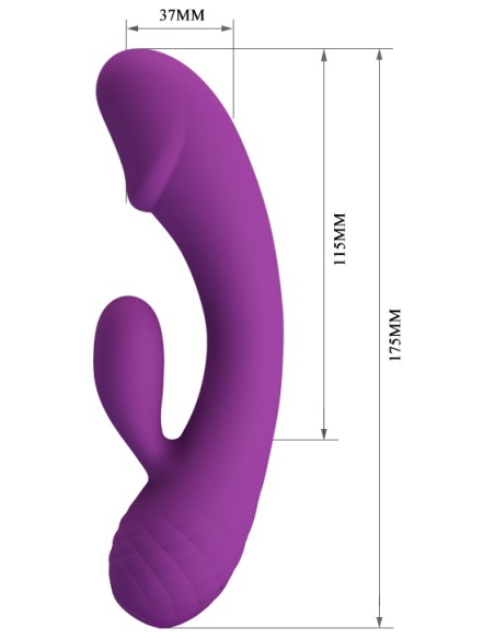 Rabbit Doreen Pretty Love 13 x 3.8 cm Violet