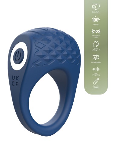 Cockring vibrant Vicious 35 mm Bleu