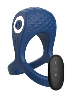 Cockring vibrant Brutal 45 mm Bleu