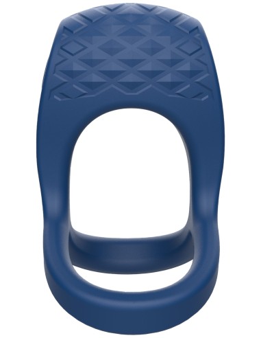 Cockring vibrant Brutal 45 mm Bleu