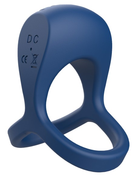 Cockring vibrant Brutal 45 mm Bleu