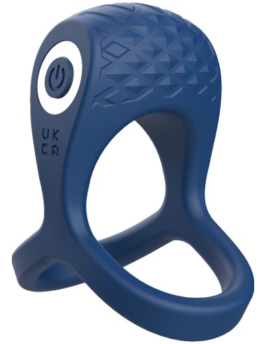 Cockring vibrant Brutal 45 mm Bleu