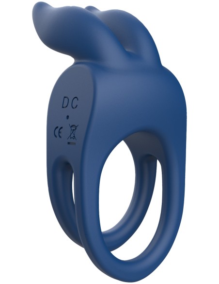 Cockring vibrant Fierce Rabbit 30mm Bleu
