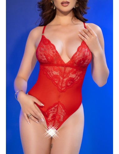 Body ouvert Teadora Rouge