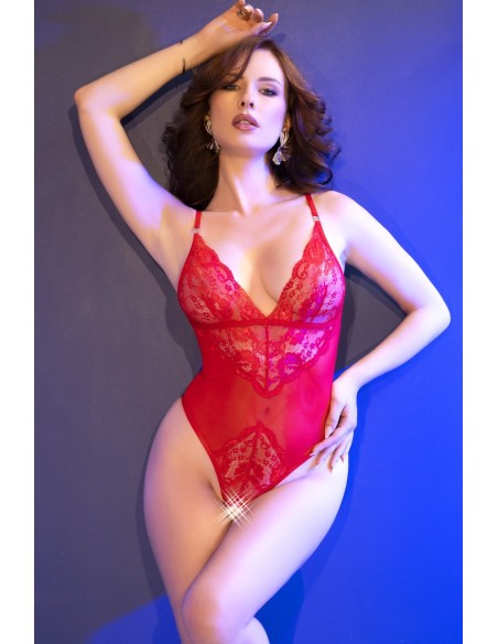 Body ouvert Teadora Rouge