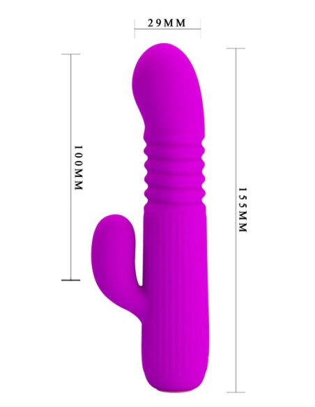 Rabbit LEOPOLD Pretty Love 11 x 3 cm Violet