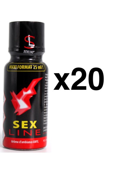 SEXLINE AMYL Rouge 25ml x20
