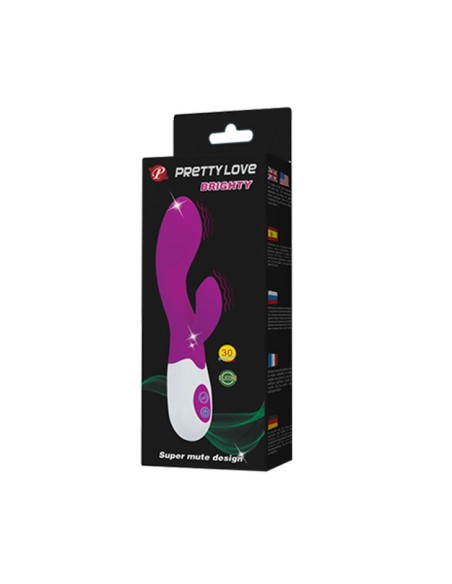 Vibro Rabbit Brighty 10.5 x 3.6cm Violet