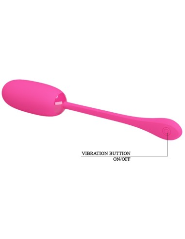 Oeuf vibrant JULIUS Pretty Love 7.8 x 33 cm Rose