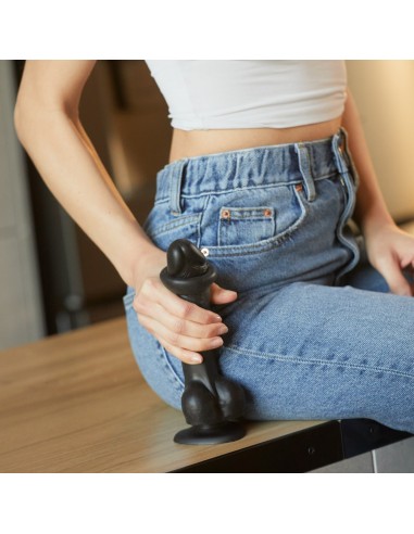 Gode Sliding Skin Strap-On-Me XXL 16 x 4.4cm Noir