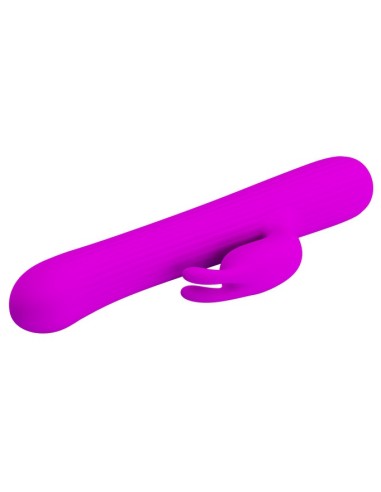 Rabbit à rotation Julian Pretty Love 12 x 2.5 cm Violet