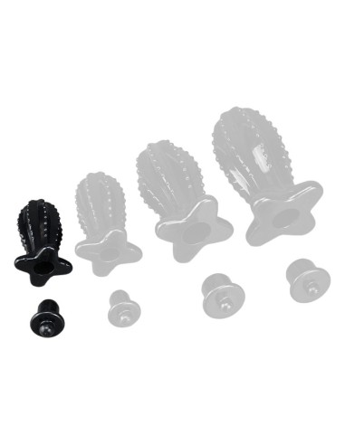 Plug tunnel avec bouchon Kaktus S 6.5 x 4cm