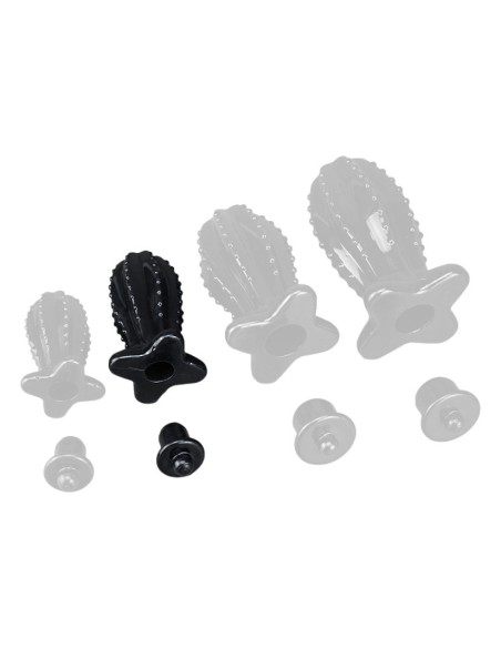 Plug tunnel avec bouchon Kaktus M 8.5 x 4.5cm