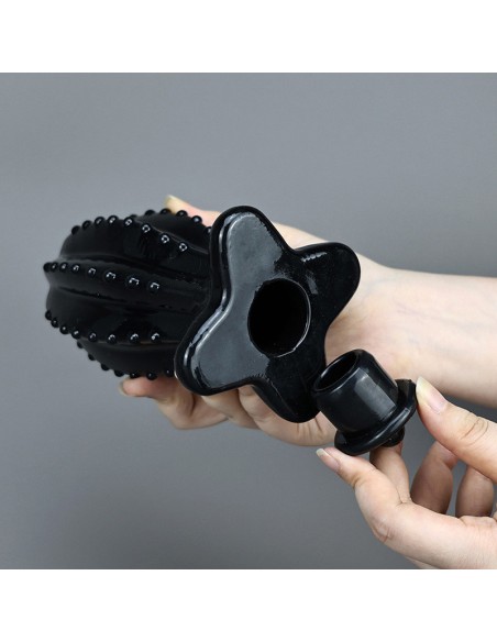 Plug tunnel avec bouchon Kaktus M 8.5 x 4.5cm