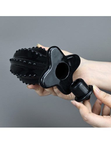 Plug tunnel avec bouchon Kaktus L 9.5 x 5.8cm