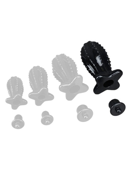 Plug tunnel avec bouchon KAKTUS XL 11.5 x 6.5cm