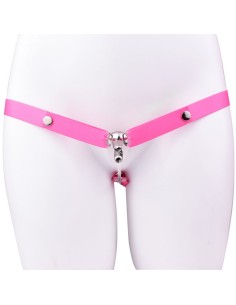 Dispositif Fem Mini V-Free en métal Sangle rose