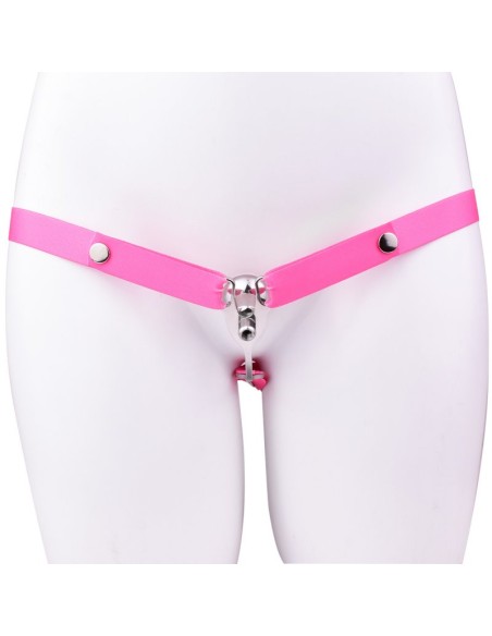 Dispositif Fem Mini V-Free en métal Sangle rose