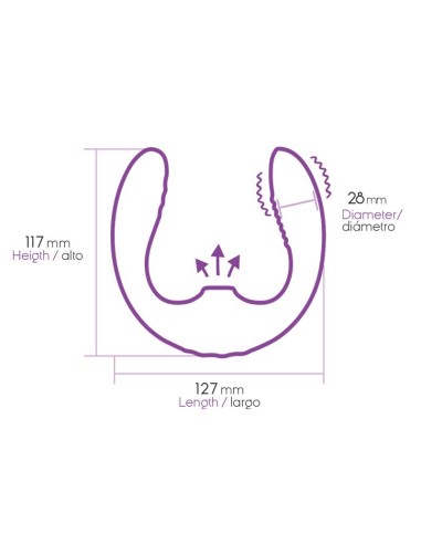 Stimulateur de clitoris et point G Two Lovers