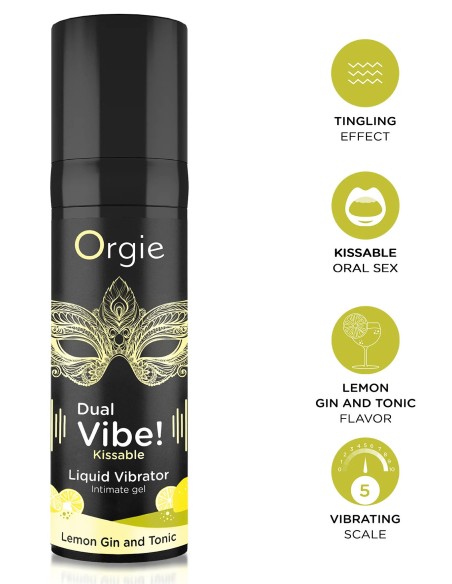 Gel Stimulant Dual vibe lemon gin tonic 15ml