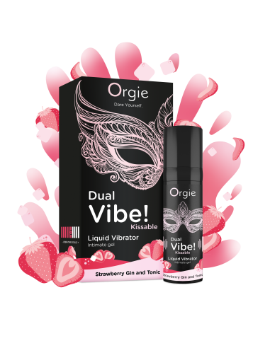 Gel Stimulant Dual vibe strawberry gin tonic 15ml