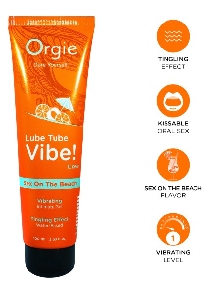 Lubrifiant eau Vibe! Low Sex on the beach 100ml