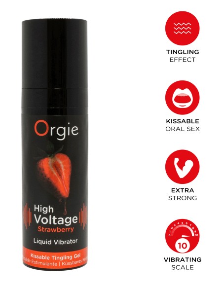 Gel vibrant High voltage Fraise 15ml