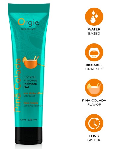 Lubrifiant Aromatisé Cocktail piña colada 100ml