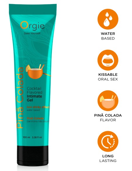 Lubrifiant Aromatisé Cocktail piña colada 100ml