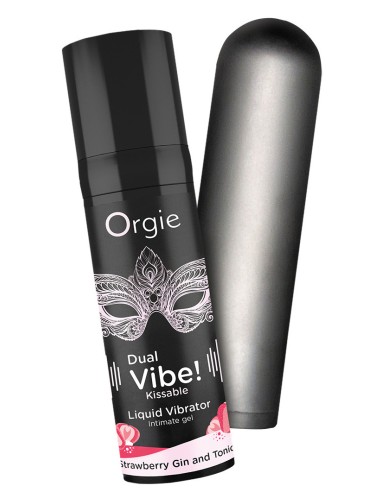 Coffret Bullet vibrant + Gel stimulant Dual vibe! bullet