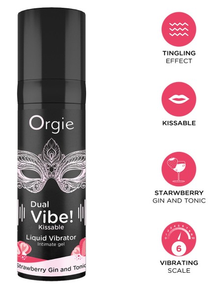 Coffret Bullet vibrant + Gel stimulant Dual vibe! bullet