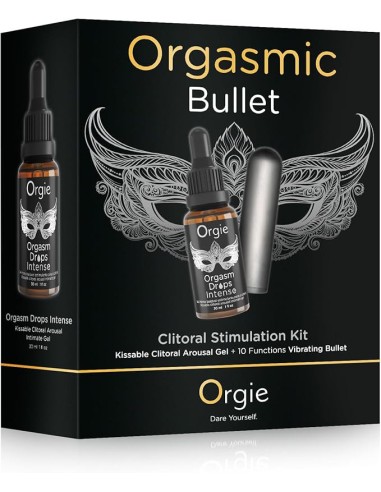 Coffret Bullet vibrant + Gel stimulant clitoris Orgasmic bullet