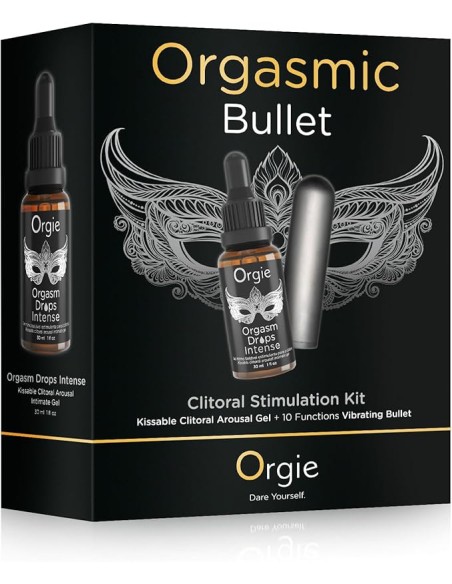 Coffret Bullet vibrant + Gel stimulant clitoris Orgasmic bullet