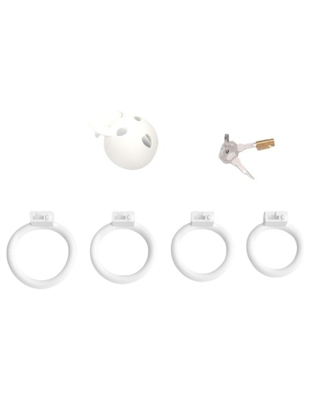 Cage Ptilapin 4.5 x 3.4cm Blanche