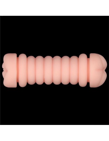 Masturbateur 2 entrées vagin-anus Virgin-skin blowout Rose