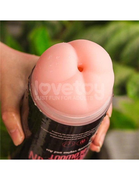 Masturbateur 2 entrées vagin-anus Virgin-skin blowout Rose