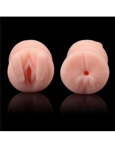 Masturbateur 2 entrées vagin-anus Virgin-skin blowout Bleu