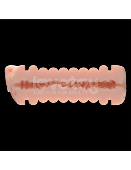 Masturbateur 2 entrées vagin-anus Virgin-skin blowout Bleu