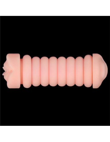 Masturbateur 2 entrées vagin-bouche Virgin-skin blowout Violet