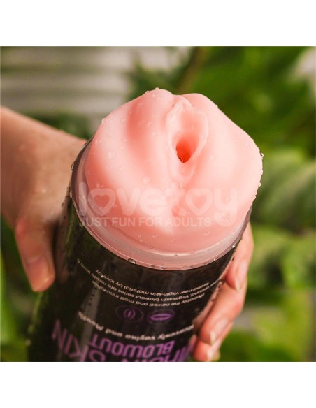 Masturbateur 2 entrées vagin-bouche Virgin-skin blowout Violet