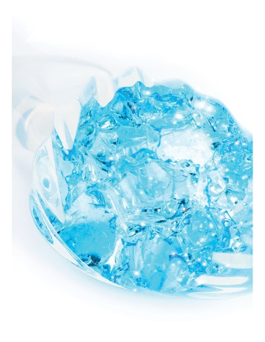 Plug transparent Crystalbutt L 9 x 4.5 cm