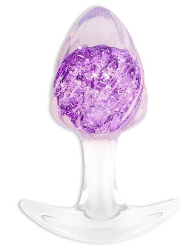 Plug transparent Crystalbutt M 8 x 3.7cm