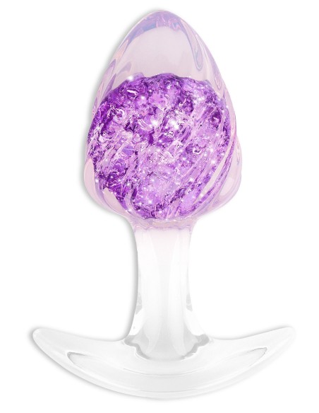 Plug transparent Crystalbutt M 8 x 3.7cm